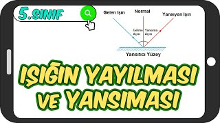 Işığın Yayılması ve Yansıması / Taktikli Konu Anlatımı 📗 5.Sınıf Fen #2023