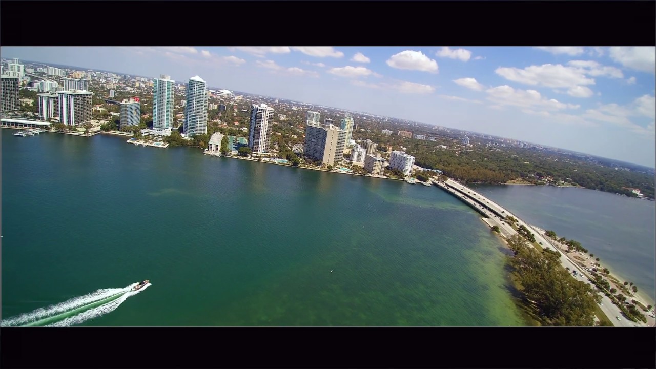 MIAMI KEY BISCAYNE DRONE FOOTAGE IN 4K