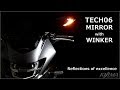 TECH06 MIRROR with WINKER 　LEDウインカー内蔵カウルミラー 左右セット