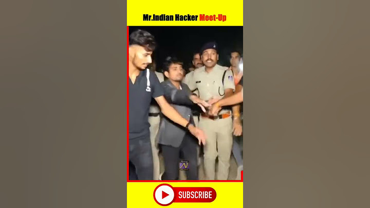 Mr Indian Hacker MeetUp - Mr Indian Hacker Facts #Shorts