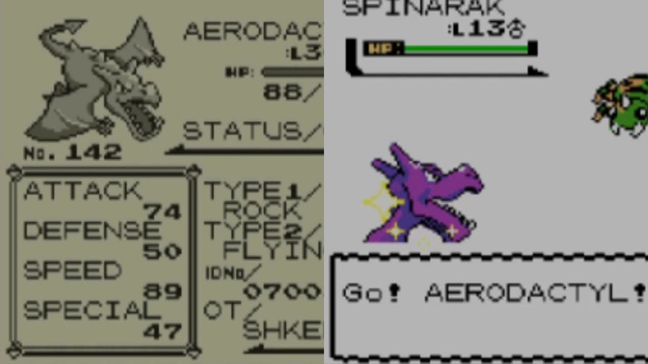 Gen III] Got a Shiny Aerodactyl in Fire Red after 8504 soft resets