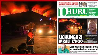 MEZA YA MAGAZETI 12.07.2021/UCHUNGUZI MKALI MOTO WA KARIAKOO