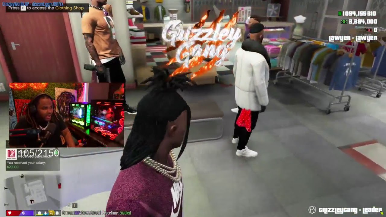 Tee Grizzley Demon Time Activity Gta RP Grizzly Gang YouTube 