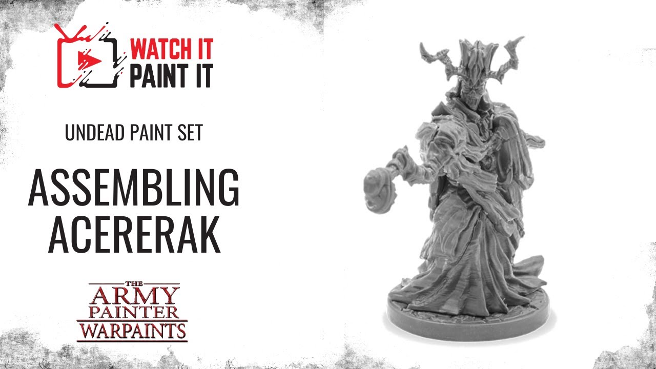 Assembling Acererak - The Army Painter - D&D Nolzur's Marvelous Pigments  Undead Paint Set 