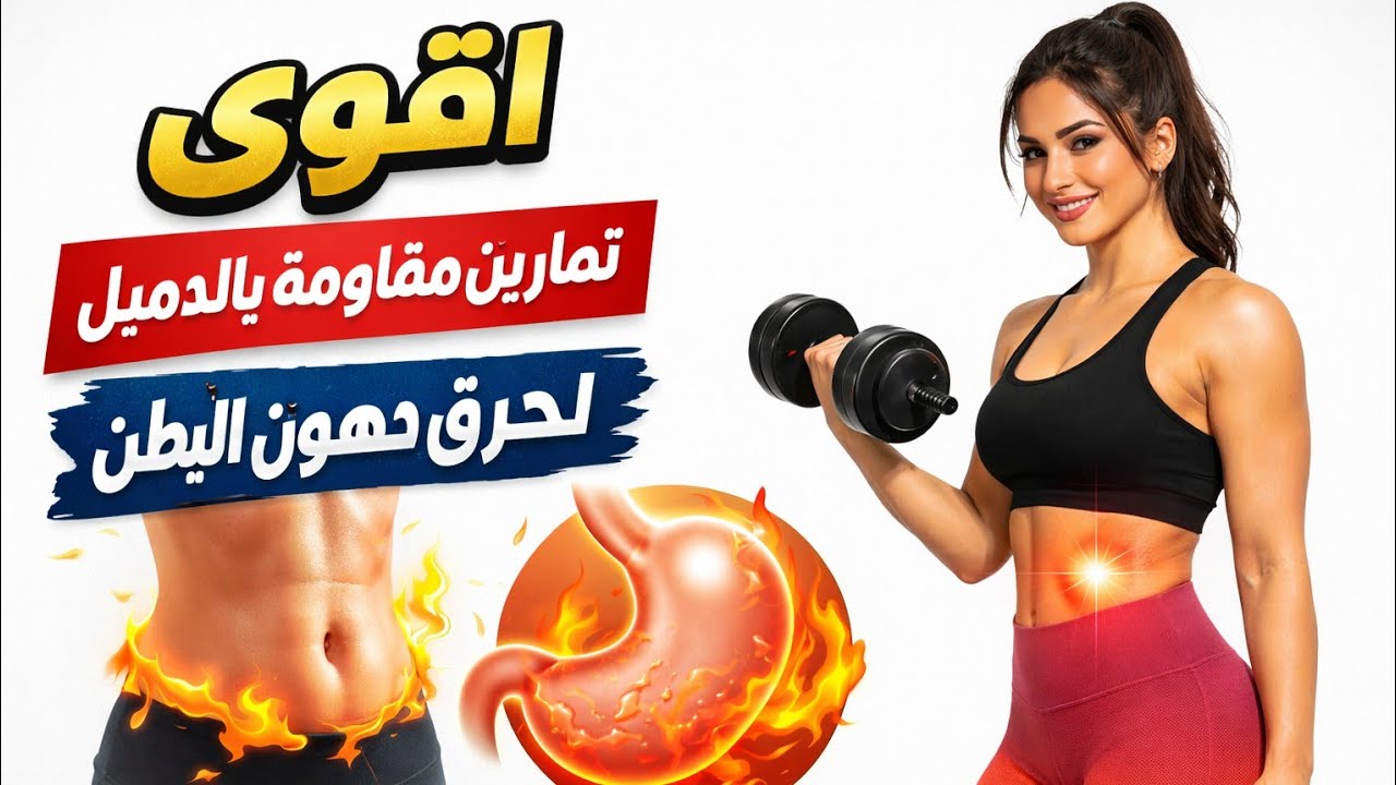 اقوي تمارين مقاومة لحرق دهون البطن Cardio Exercises for Burning Belly Fat and Love Handles