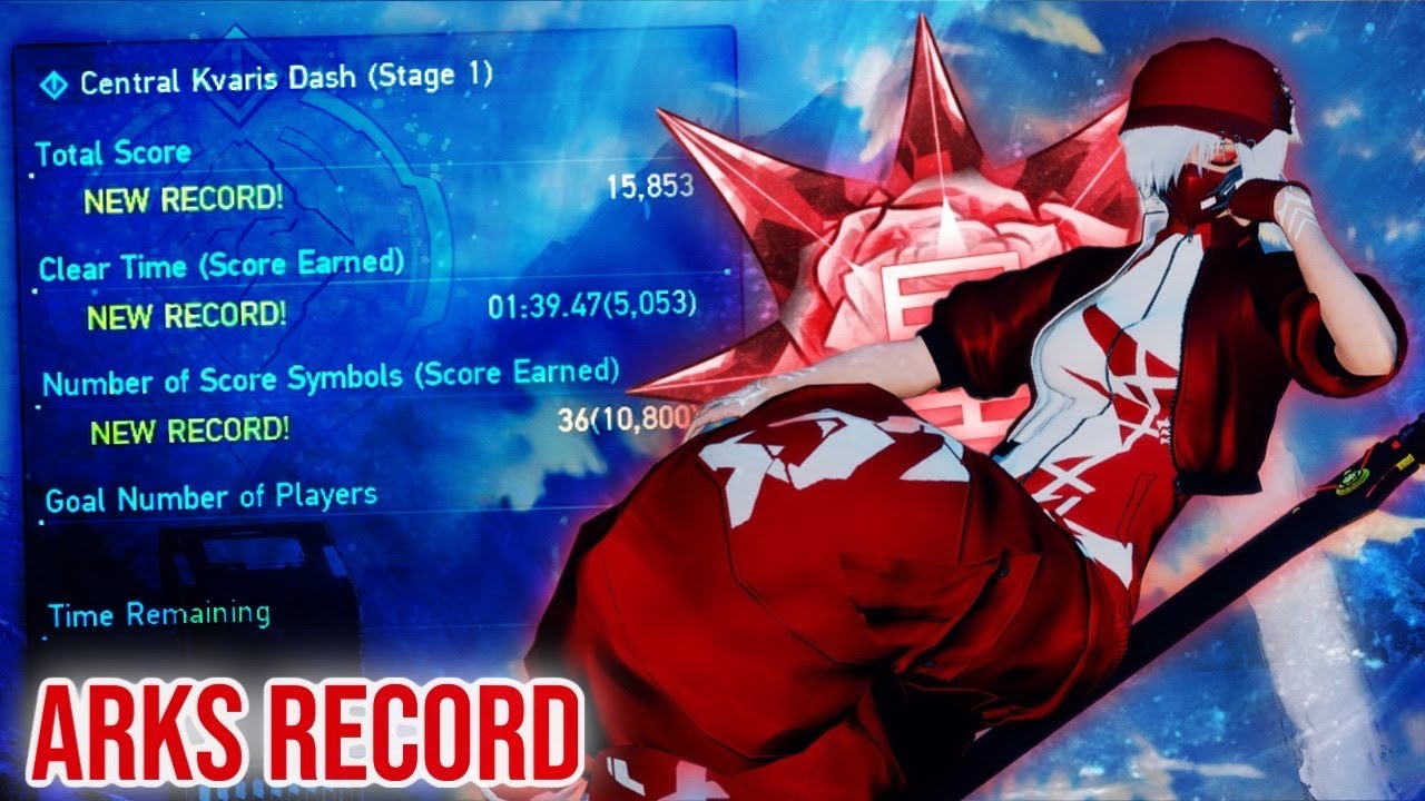 [PSO2:NGS]: ARKS Records | Central Kvaris Dash (Stage 1) | 15,853 Score |