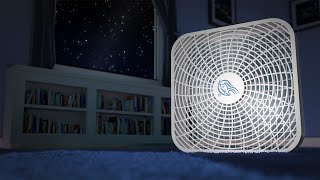 Sleep Sounds of a Box Fan Blows All Night Long!