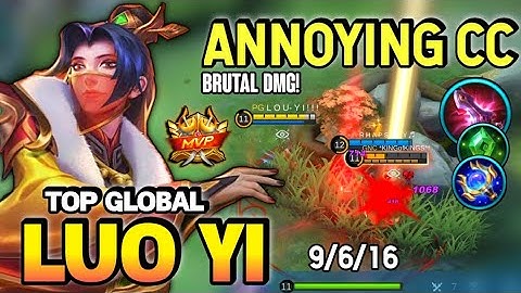 100% Annoying CC! Luo Yi Best Build 2021 | Top Global Luo Yi Gameplay | Mobile Legends✓