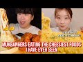 mukbangers eating the CHEESIEST foods i have ever seen