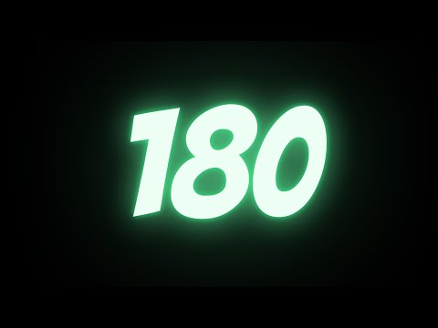 180 Seconds Countdown Timer with Beep Sound 1080p | 180s Alarm Timer Loud Noise When Ends Full HD