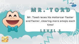 Disney Emoji Blitz - Mr. Toad Level 1 - Disney Parks - D Emoji