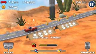 Mini Racing Adventure | END OF MAP?? |  Route 66 | muscle roadster | 13806m | Gameplay | Android screenshot 3