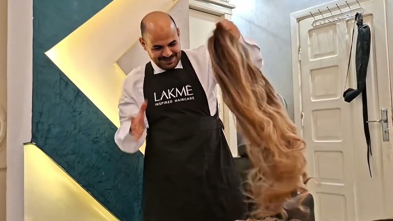 شوفوا النتيجة بنفسكم! 😍 تركيب وتجهيز باروكة الدانتيل السويسري الفاخرة 🎬✨