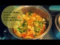 How To Make Vegan Thai Vegetable Red Curry