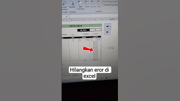 cara hilang eror pada data excel #erordiexcel #erorpadaexcel #notaotomatisexcel