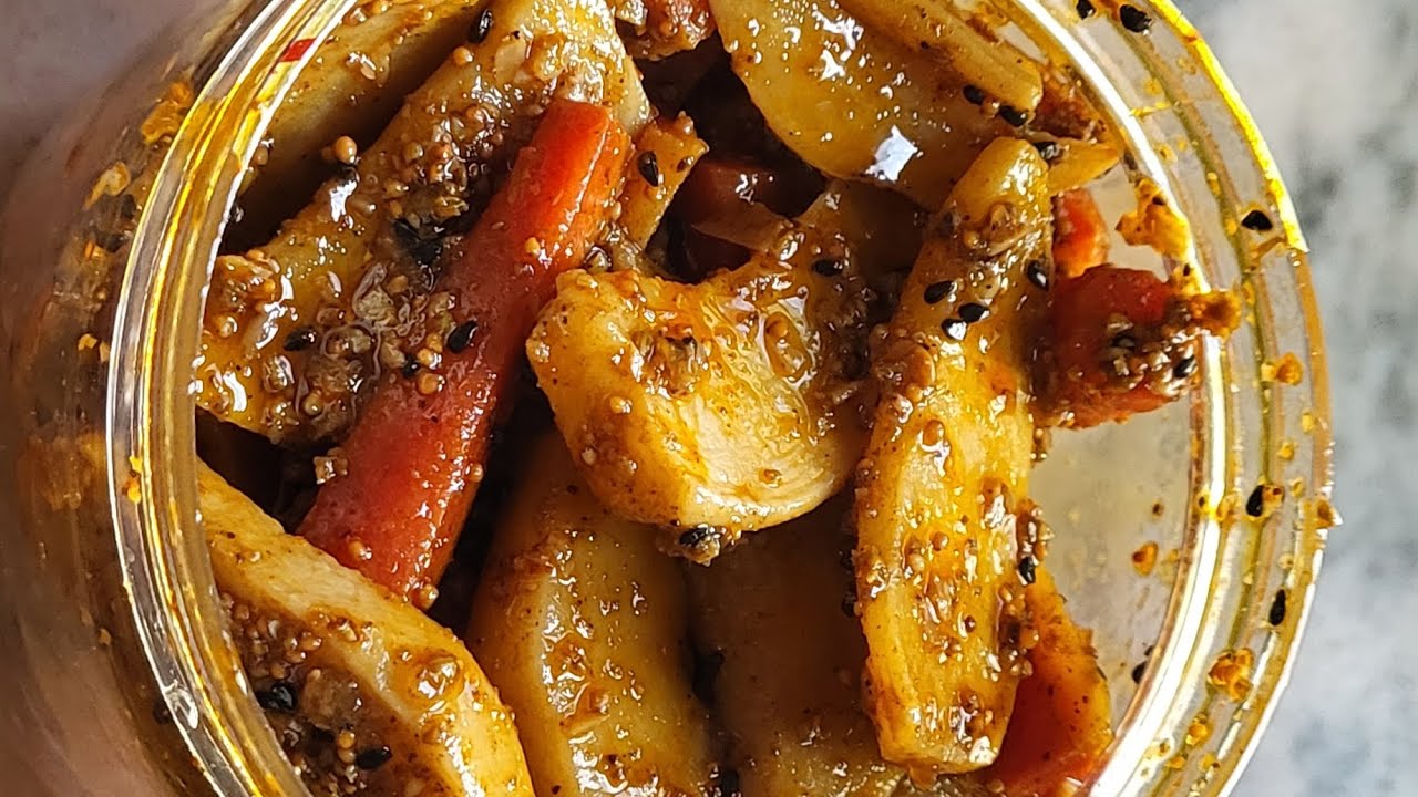 INSTANT AND TASTY GAJAR SHALGAM KA ACHAR RECIPE 