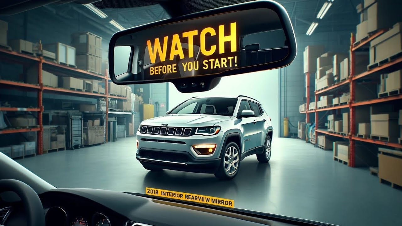 rear view mirror install on 2018 - 2021 jeep compass - YouTube