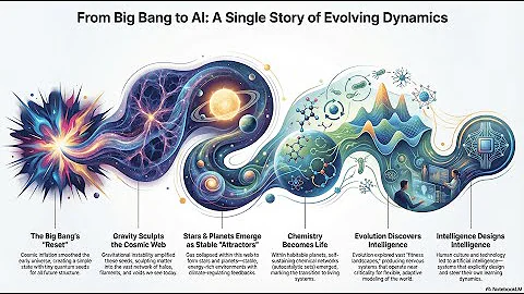 The Universe Learning Itself: On the Evolution of Dynamics from the Big Bang to Machine Intelligence