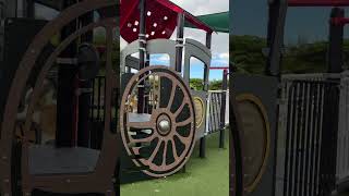 Adorable Toddlers Enjoy Playground Time