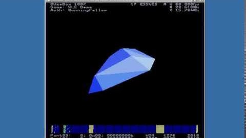 Cobra Mk3 Solid Polygon on Uzebox