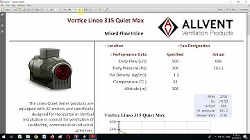 Fan Selection Software