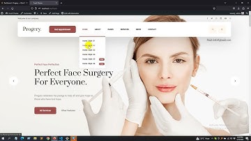 Progery theme installation and demo import