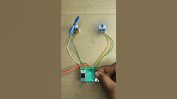 DC Motor Controlled by 2-Way Remote Switch | #shorts #dcmotor