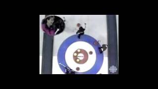 1997 Canadian Olympic Curling Trials: Sandra Schmirler's Amazing Shot!