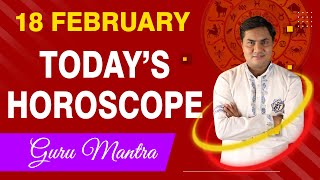18 February | AAJ KA RASHIFAL | Daily Horoscope-Amazing Day For 6 Zodiac |Sun Sign | Suresh Shrimali