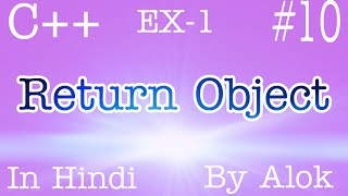 Returning Objects in C++ (HINDI/HINDI) #tiktokgirls #trending