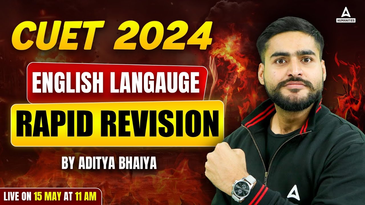 CUET 2024 English Language | CUET English Language Rapid Revision ...