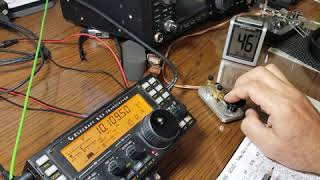 1 watt CQ and CW (Morse code) ham amateur radio conversation 2020-11-24, 17:07 UTC