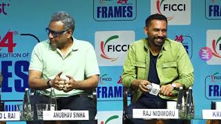 Raj Nidimoru, Krishna Dk, Vikramaditya Motwane, Aanand L Rai And Anubhav Sinha At Ficci Frames 2024