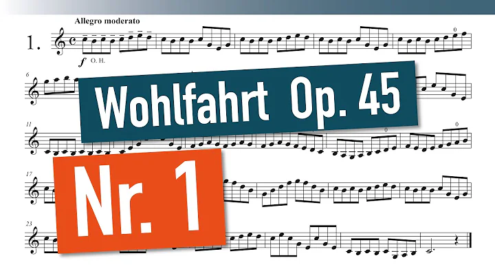 Franz Wohlfahrt - 60 Studies Op. 45 - Nr. 1