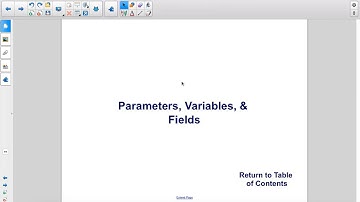 Parameters Variables and Fields Part 1