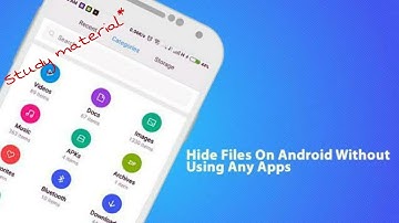 How to Hide Files in Android Phone without any third Party App| hide media from gallery |