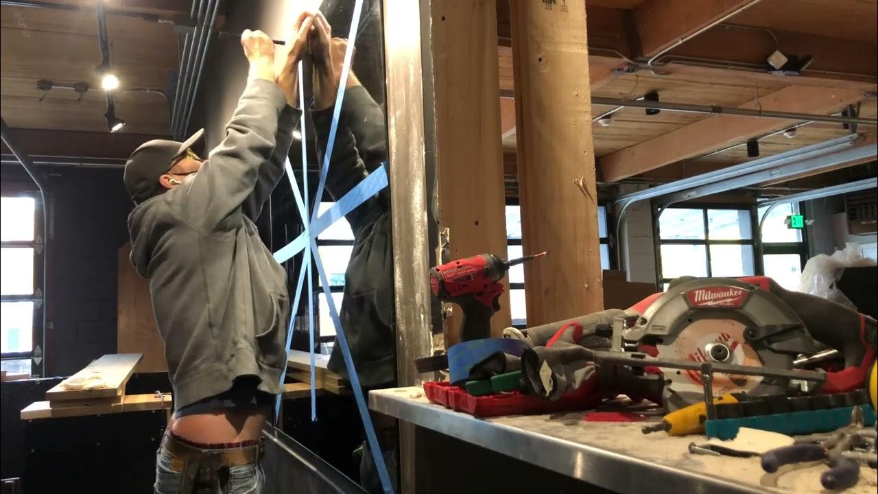 How To Remove Glued Mirror From Wall Without Breaking It YouTube