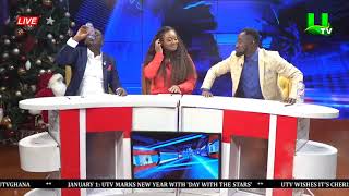 Jackie Appiah, Funny Face, Akrobeto Read News  || UTV Day With The Stars (01/01/2021) screenshot 3