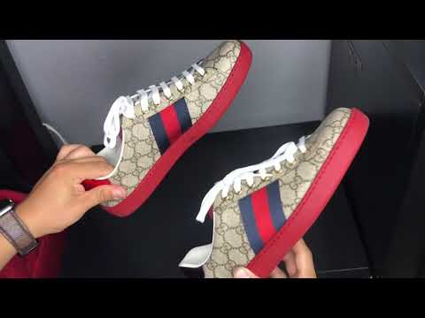 gucci red sole sneakers cheap online