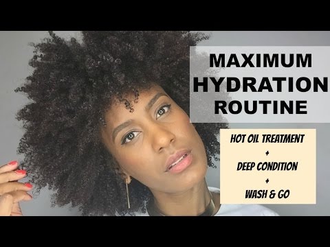 Maximum Hydration Routine For Super Healthy Afro Kinky Natural Hair