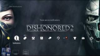 PS4 - Dishonored 2 Emily & Corvo Theme |Free On UK PSN Store|