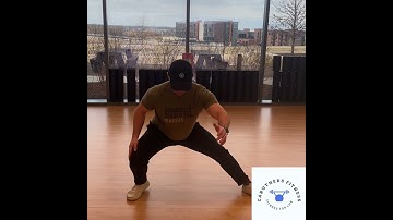 Lateral Squat w/ rotation and reach