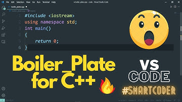 Boiler plate in VS code for C++ || super tips 🔥🔥