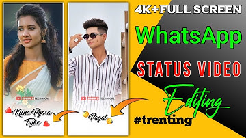 4k+ full Screen New 🔥WhatsApp Status Video Editing 2001|| Cross 😘Emoji Text Effect Alight motion