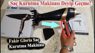 Fakir Gloria Saç Kurutma Makinası - Fön Makinası Kutu Açılışı İnceleme