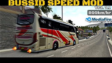 BUSSID MOD /HIGH SPEED MOD/800KM/hr🤯/check  description 👇
