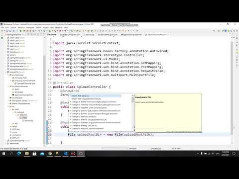 Hướng dẫn upload file trong Java Spring Boot - YouTube