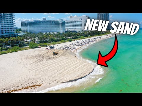 How Miami Beach Refills Its Beach!