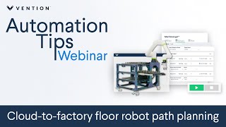 Cloud-to-factory floor robot path planning