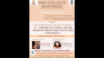 Webinar on Virtual Labs Training